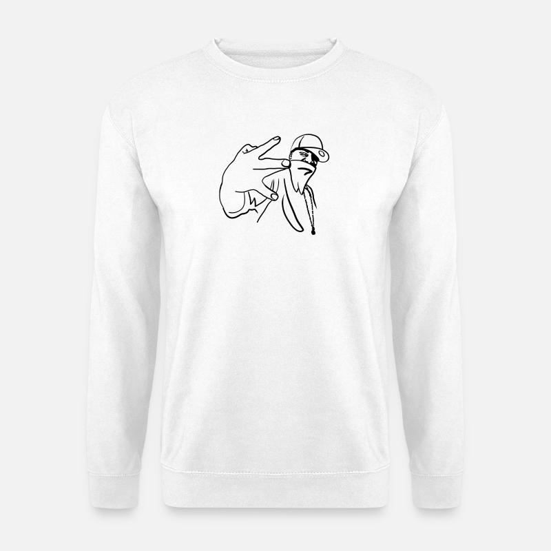 rap - Unisex Pullover - Weiß