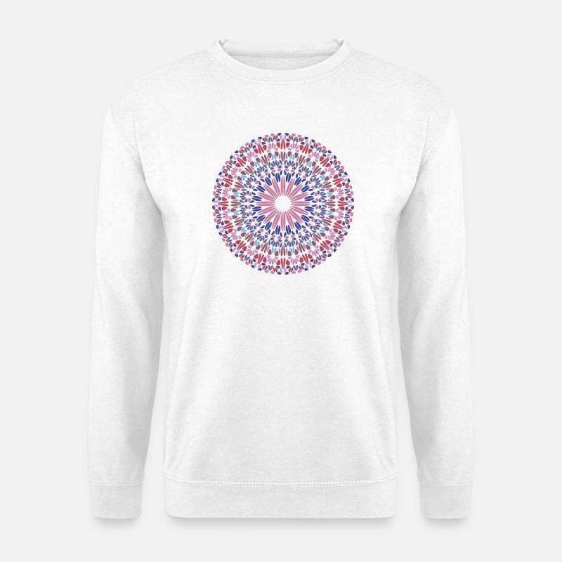 Mandala - Unisex Pullover - Weiß
