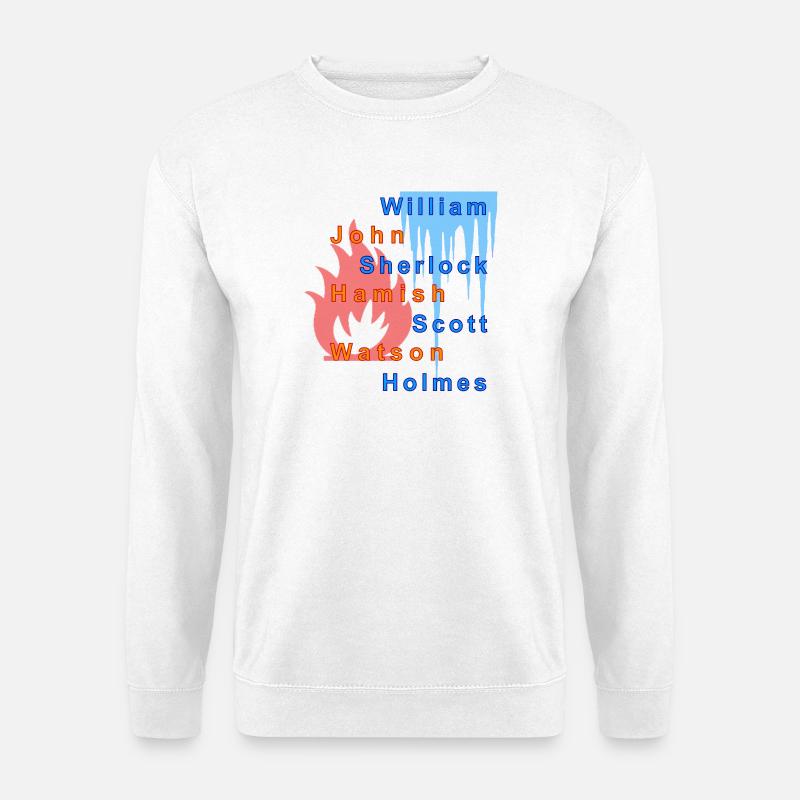 Feuer und Eis - Unisex Pullover - Weiß