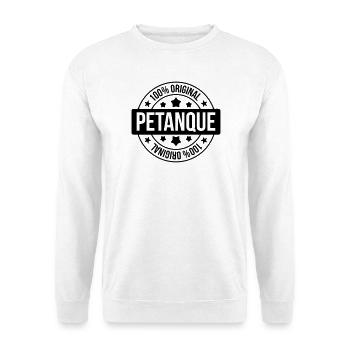 Petanque / Boules / Sport / Game / Pastis - Unisex Sweatshirt - white - Front