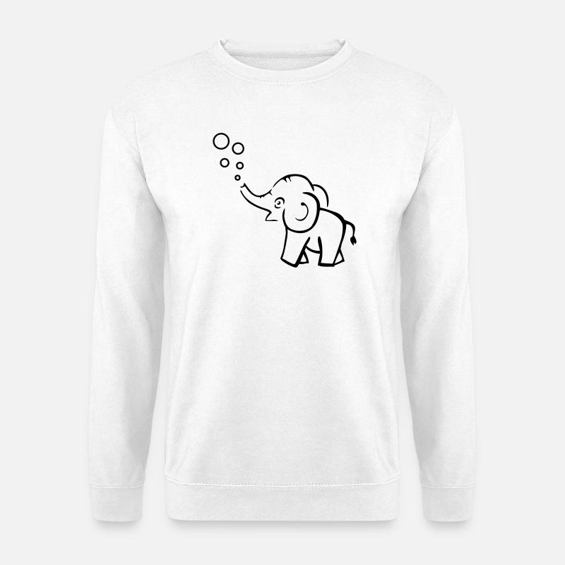 elephant - Unisex Sweatshirt - white