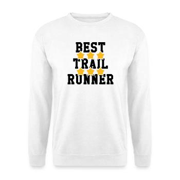 Laufen / Running / Jogging / Joggen / Marathon - Unisex Pullover - Weiß - Vorne