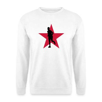 Laufen / Running / Jogging / Joggen / Marathon - Unisex Pullover - Weiß - Vorne