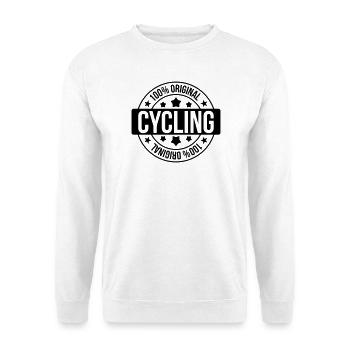 Cyclisme / Cycliste / Vélo / VTT / BMX - Sweat-shirt Unisexe - blanc - Devant