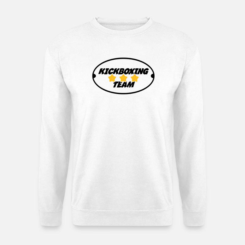Kickboxen / Kickboxing / Kickboxer / Kick Boxing - Unisex Pullover - Weiß
