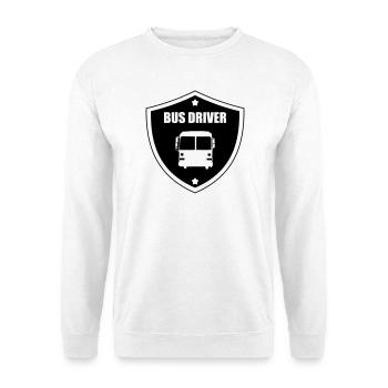 Bus / Busfahrer / Arbeit / Job - Unisex Pullover - Weiß - Vorne