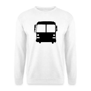 Bus / Busfahrer / Arbeit / Job - Unisex Pullover - Weiß - Vorne