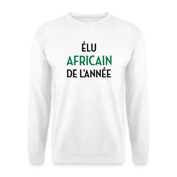Africa / Africain / Afrique / Africain - Sweat-shirt Unisexe - blanc - Devant