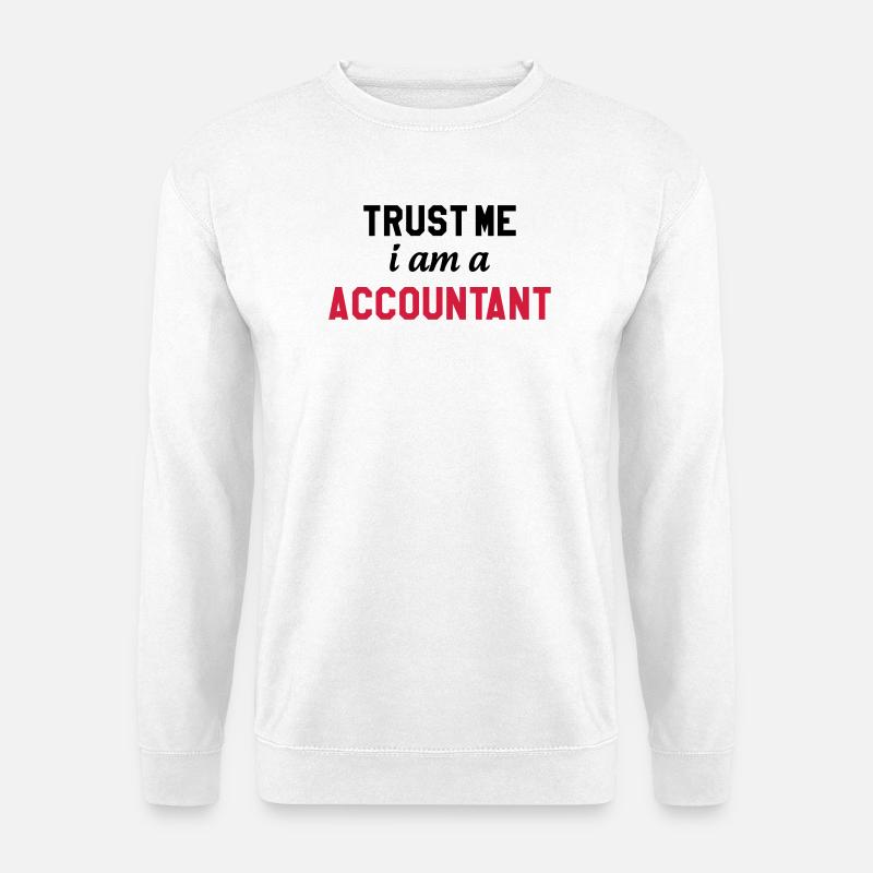 comptable / comptabilité / argent / Finance / Euro - Sweat-shirt Unisexe - blanc