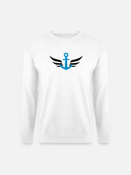 Seemann / Boot / Marine / Meer / Fischer - Unisex Pullover - Weiß