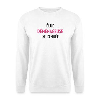 Mover Frachtführer Déménageur Déménagement - Unisex Sweatshirt - white - Front
