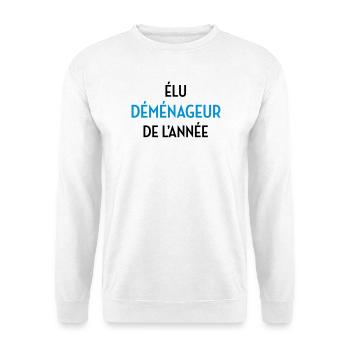 Mover Frachtführer Déménageur Déménagement - Unisex Sweatshirt - white - Front