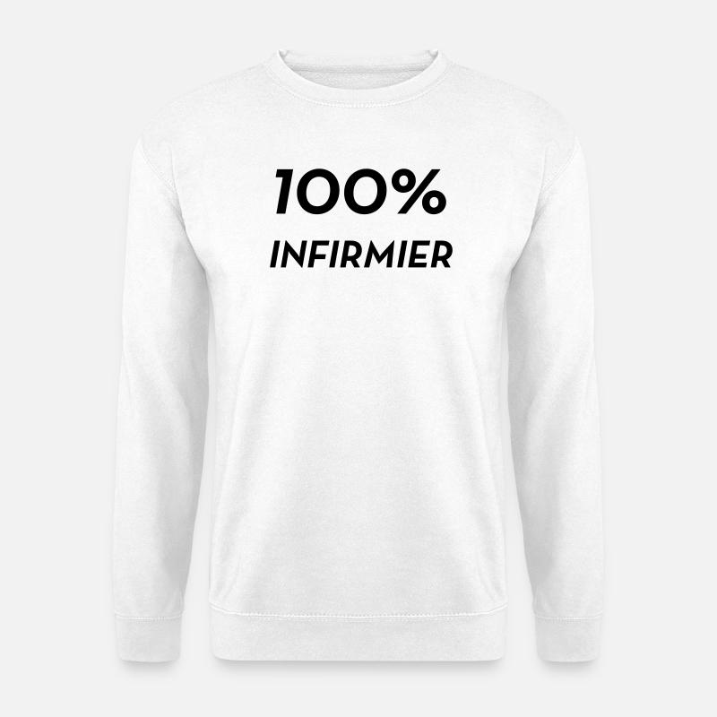 Nurse PKrankenschwester Infirmier Infirmière - Unisex Sweatshirt - white