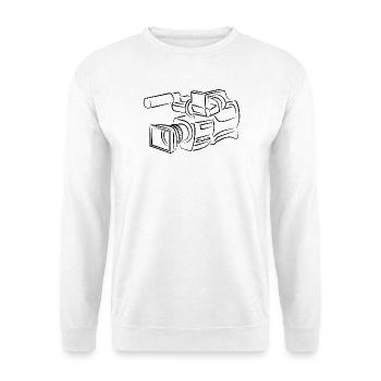 camera film - Unisex Pullover - Weiß - Vorne