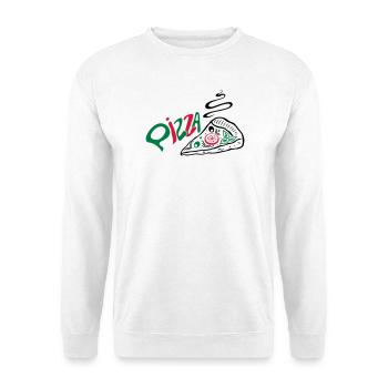 Italienische Pizza, italian food - Unisex Pullover - Weiß - Vorne