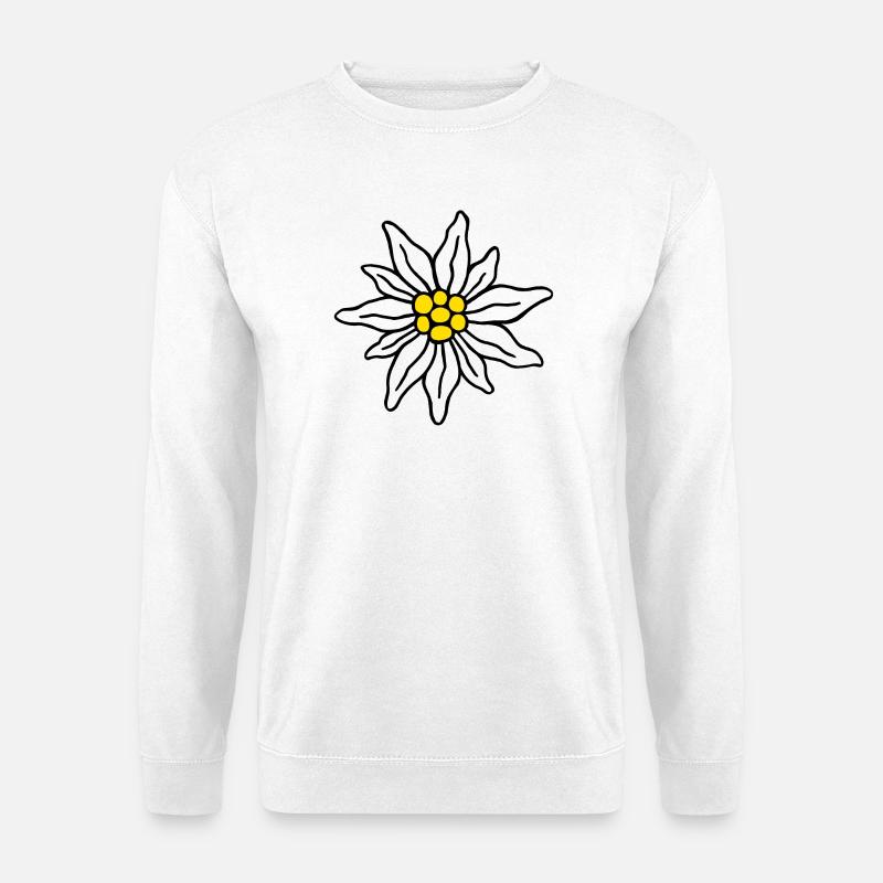 Edelweiss I - Unisex Pullover - Weiß