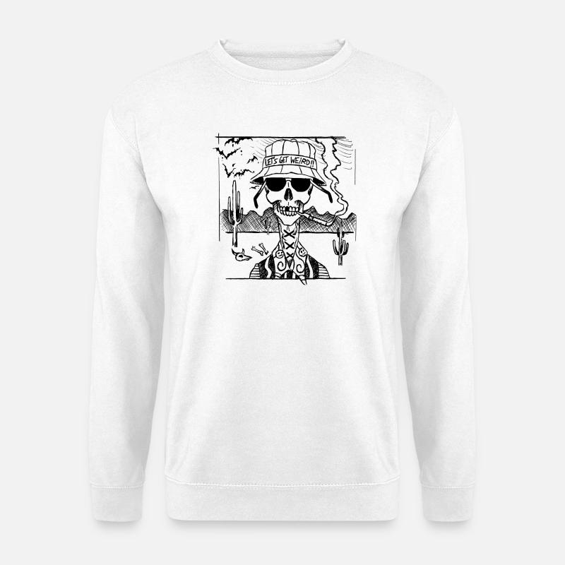 Let's get weird! - Unisex Pullover - Weiß