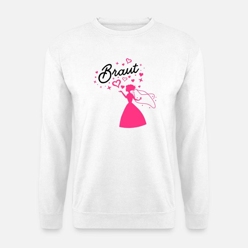 junggesellinnenabschied braut - Unisex Pullover - Weiß