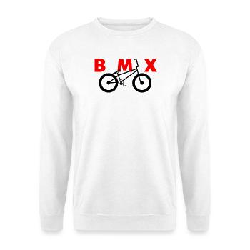 BMX Dirt-Jump Shirt für Kinder & Biker - Unisex Pullover - Weiß - Vorne