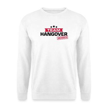 hangover team - Unisex Pullover - Weiß - Vorne