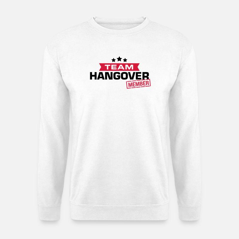 hangover team - Unisex Pullover - Weiß