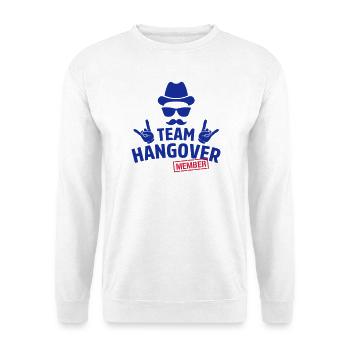 team hangover member hipster - Unisex Pullover - Weiß - Vorne
