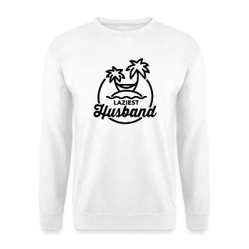 Laziest husband - Unisex Sweatshirt - white - Front