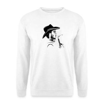 Cowboy Western Bandit Symbol Comic Wild - Unisex Sweatshirt - white - Front