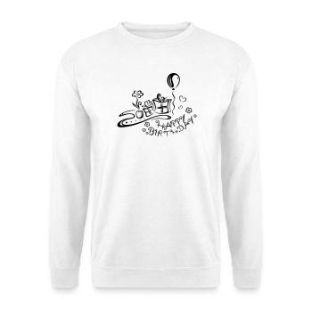 Happy Birthday motif, Congratulations - Unisex Sweatshirt - white - Front