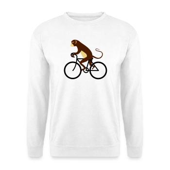 bike - Unisex Sweatshirt - white - Front