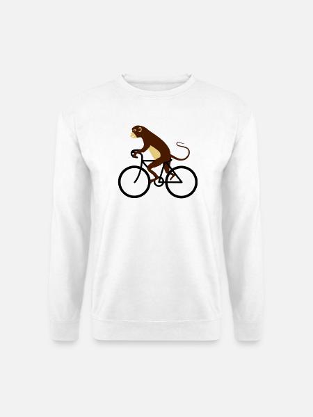 singe - Sweat-shirt Unisexe - blanc