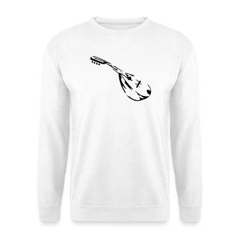 mandoline musiker - Unisex Pullover - Weiß - Vorne