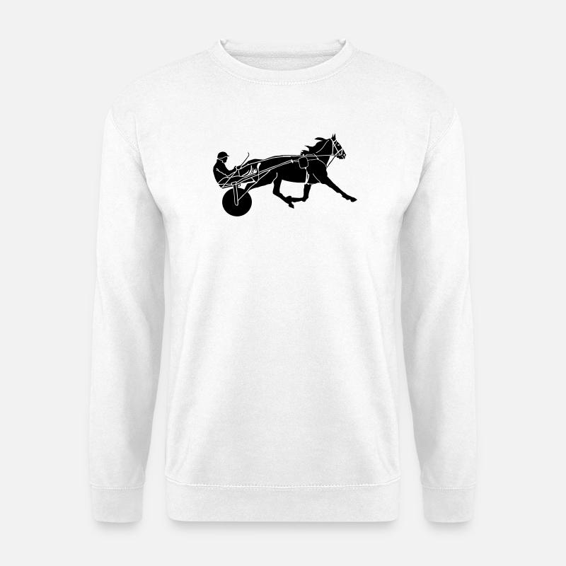 Equestrian racing - Unisex Sweatshirt - white