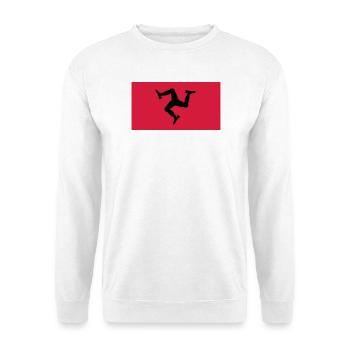The Manx Triskelion, Emblem of the Isle of Man - Unisex Sweatshirt - white - Front