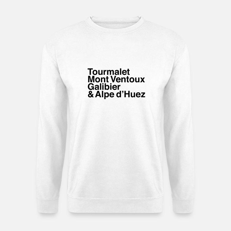 FRENCH ALPS Alpen Berge - Unisex Pullover - Weiß