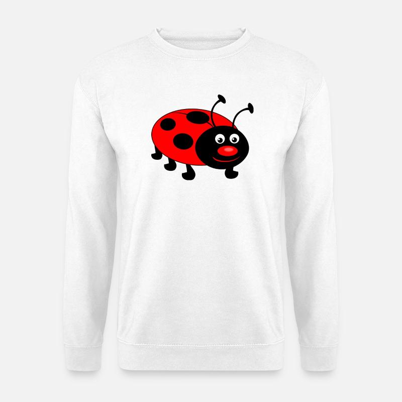 marienkäfer kind geschenk - Unisex Pullover - Weiß