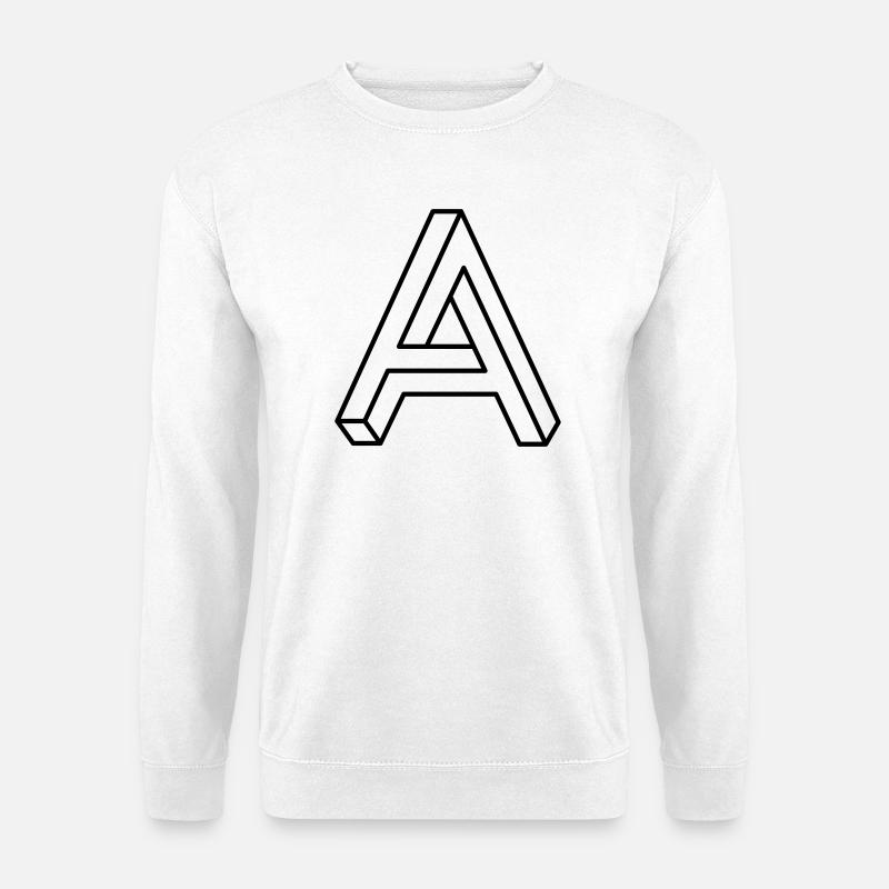 Forme Impossible – Conception d’illusion d’optique - Sweat-shirt Unisexe - blanc