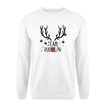 Weihnachtsteam Rudolph Abenteuer - Unisex Pullover - Weiß - Vorne