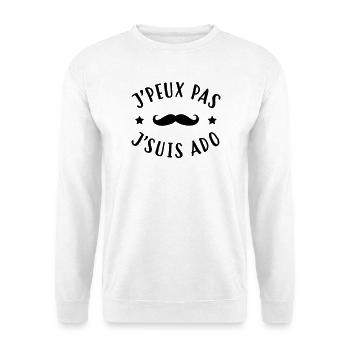 Teenager / Jugendliche / Jugendlicher / Kind - Unisex Pullover - Weiß - Vorne