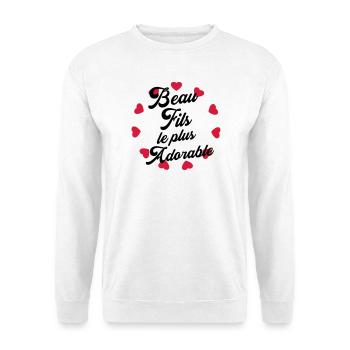 Beau Fils - Beau-Fils - Famille - Mariage - Tshirt - Unisex Sweatshirt - white - Front