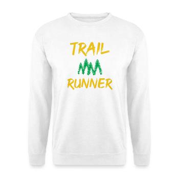 Trail Runner - Unisex Pullover - Weiß - Vorne