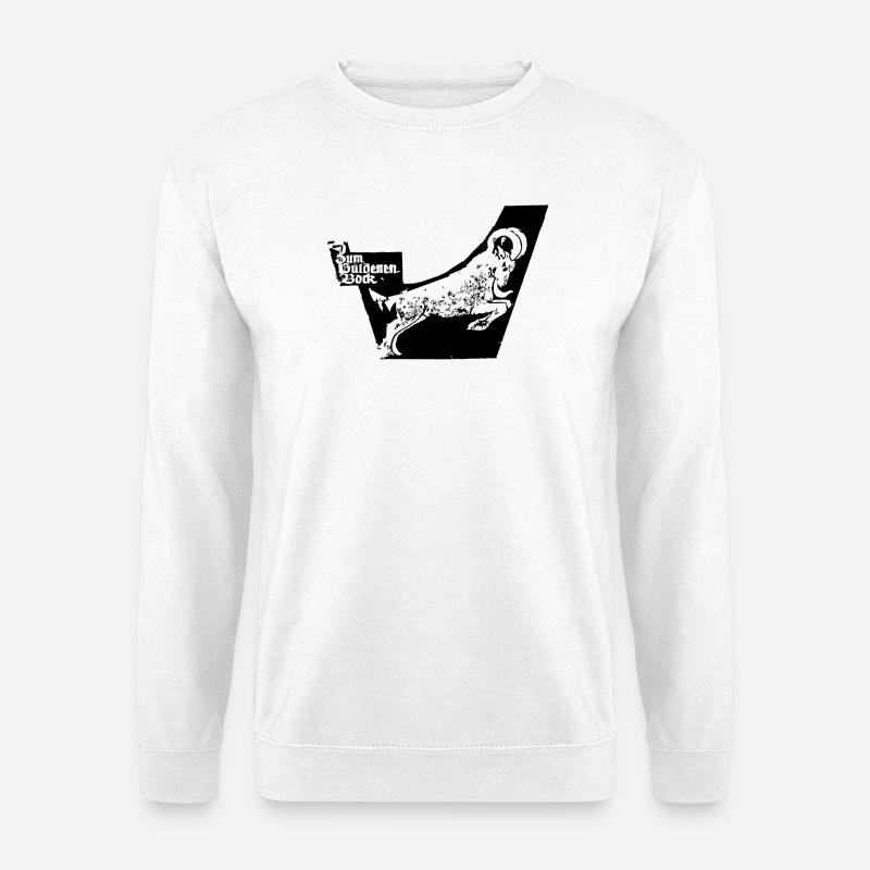 Gueldenerbock, Tradition, Restaurant, Chemnitz - Unisex Sweatshirt - white