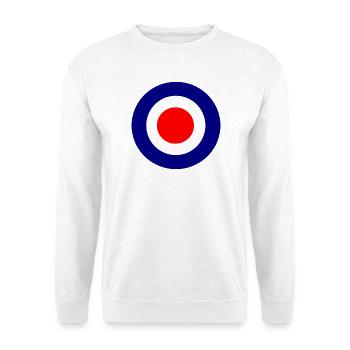 Mod Target Bullseye - Unisex Sweatshirt - white - Front