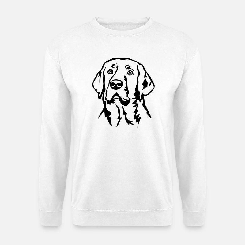 Broholmer head - Unisex Sweatshirt - white