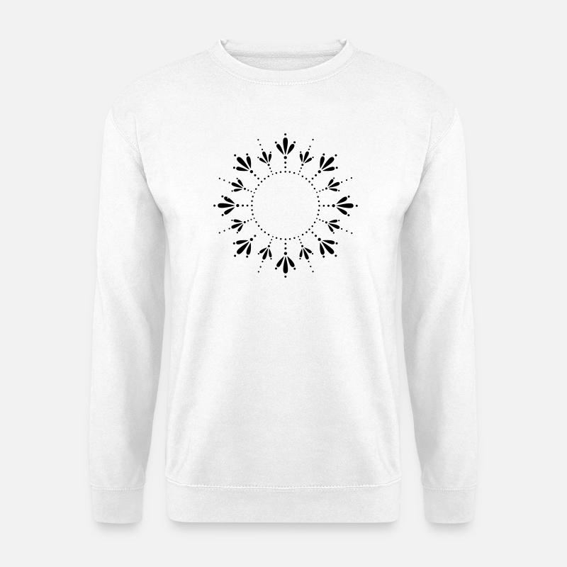 Sonne Sommer Sonnenblume - Unisex Pullover - Weiß