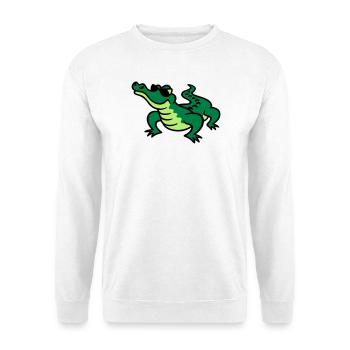 Cool Croc - Unisex Sweatshirt - white - Front