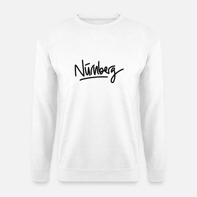 Nuremberg - écriture - Sweat-shirt Unisexe - blanc