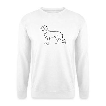 Hannoversche Schweißhund - Unisex Pullover - Weiß - Vorne