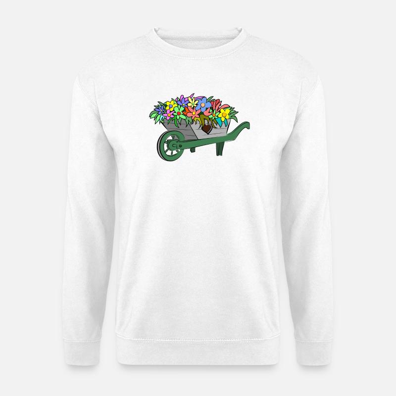 Blumen Frühling - Unisex Pullover - Weiß