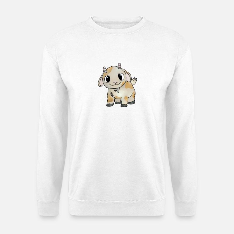kleine Ziege - Unisex Pullover - Weiß